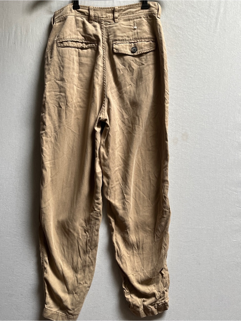 Everlane Tencel Super Soft High Rise Pants Mustard Yellow Size 4 - Picture 3 of 12